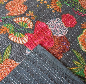 Kantha Throw