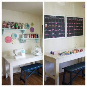 Kitchen Chalkboard and Calendar