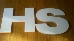 Large Styrofoam Letters