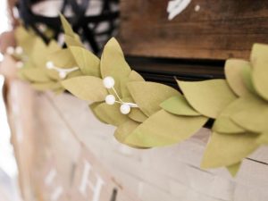 Leaf Garland for Christmas