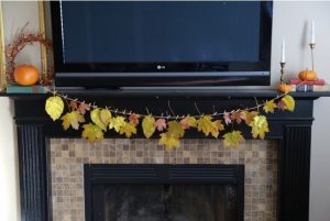 DIY Leaf Garland