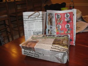 Newspaper Tote Bags