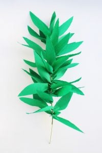 Paper Leaf Garland