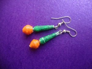 Paper Quilling Earrings for Kids