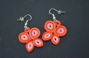 Quilling Butterfly Earrings