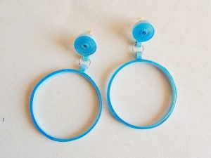 Quilling Earrings Hoops