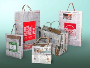 Recycled Newspaper Bags