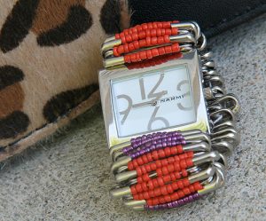 Safety Pin Bracelet Watch