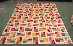 Sparkling Gemstones Jelly Roll Quilt