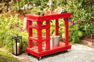 Vintage Bar Cart