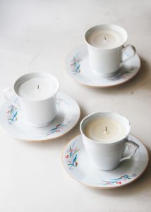 Candles in Teacups
