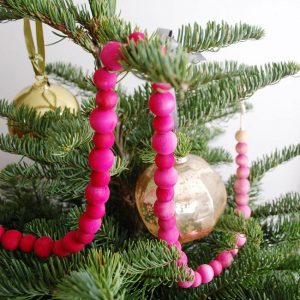 Christmas Bead Garland