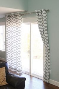 Homemade No-Sew Curtains