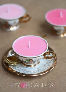 How to Make Candles in Teacups