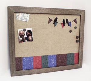 Magnetic and Pushpin Bulletin Board