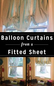 No-Sew Balloon Curtains