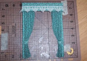 No-Sew Dollhouse Curtains