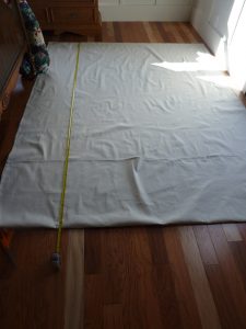 No-Sew Drop Cloth Curtains