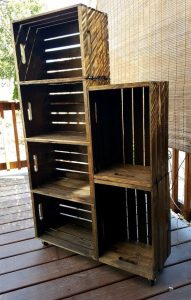 Pallet Crate Shelves