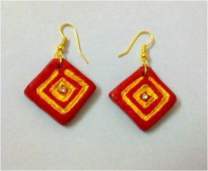 Polymer Clay Earrings Tutorial