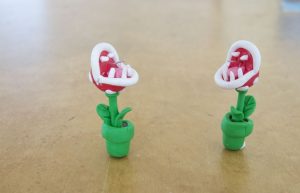 Polymer Clay Mario Earrings