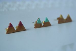 Polymer Clay Stud Earrings