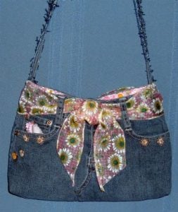 Recycled Jeans Purse