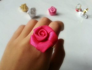 Ribbon Rose Ring