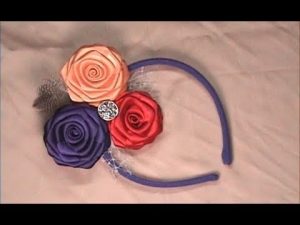 Ribbon Roses Headband