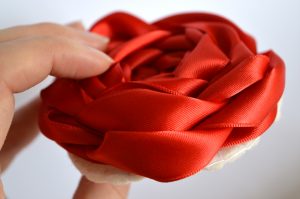 Satin Ribbon Rose