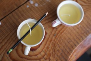 Teacup Beeswax Candles