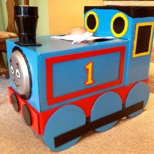 Cardboard Box Thomas the Train