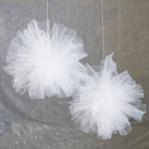 Tulle Pom Poms