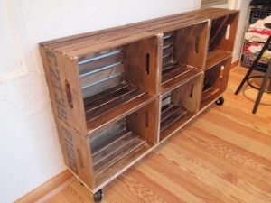 Wine Crate Shelving