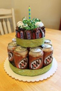 Candy Bar Birthday Cake