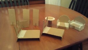 Cardboard Dollhouse Furniture