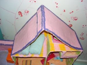 Cardboard Paper Mache Dollhouse