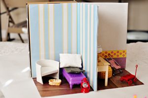 Collapsible Cardboard Dollhouse