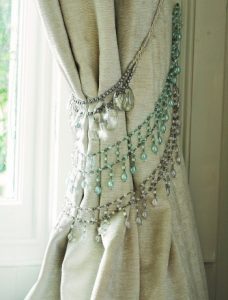 Crystal Curtain Tie Back