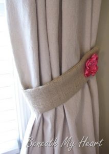 Curtain Tie Back Design