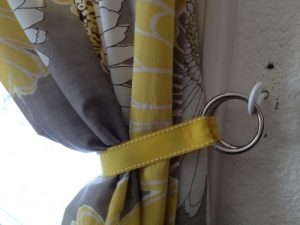Curtain Tie Back DIY