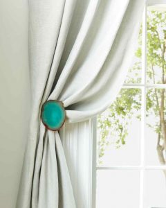 Door Knob Curtain Tie Back