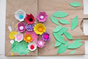 DIY Egg Carton Flowers