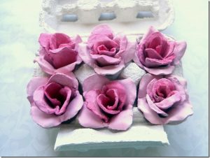 Egg Carton Flowers for Mother's Day