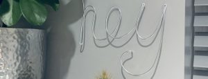 Giant Wire Letters