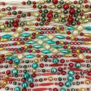 Glass Bead Christmas Garland