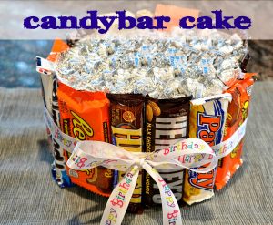 How to Build a Candy Bar Cake