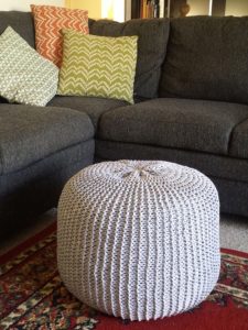 Knit Ottoman