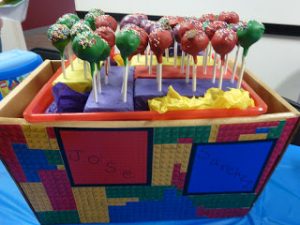 Lego Cake Pop Stand