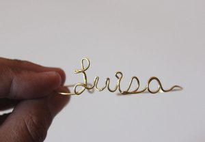 Metal Wire Letters